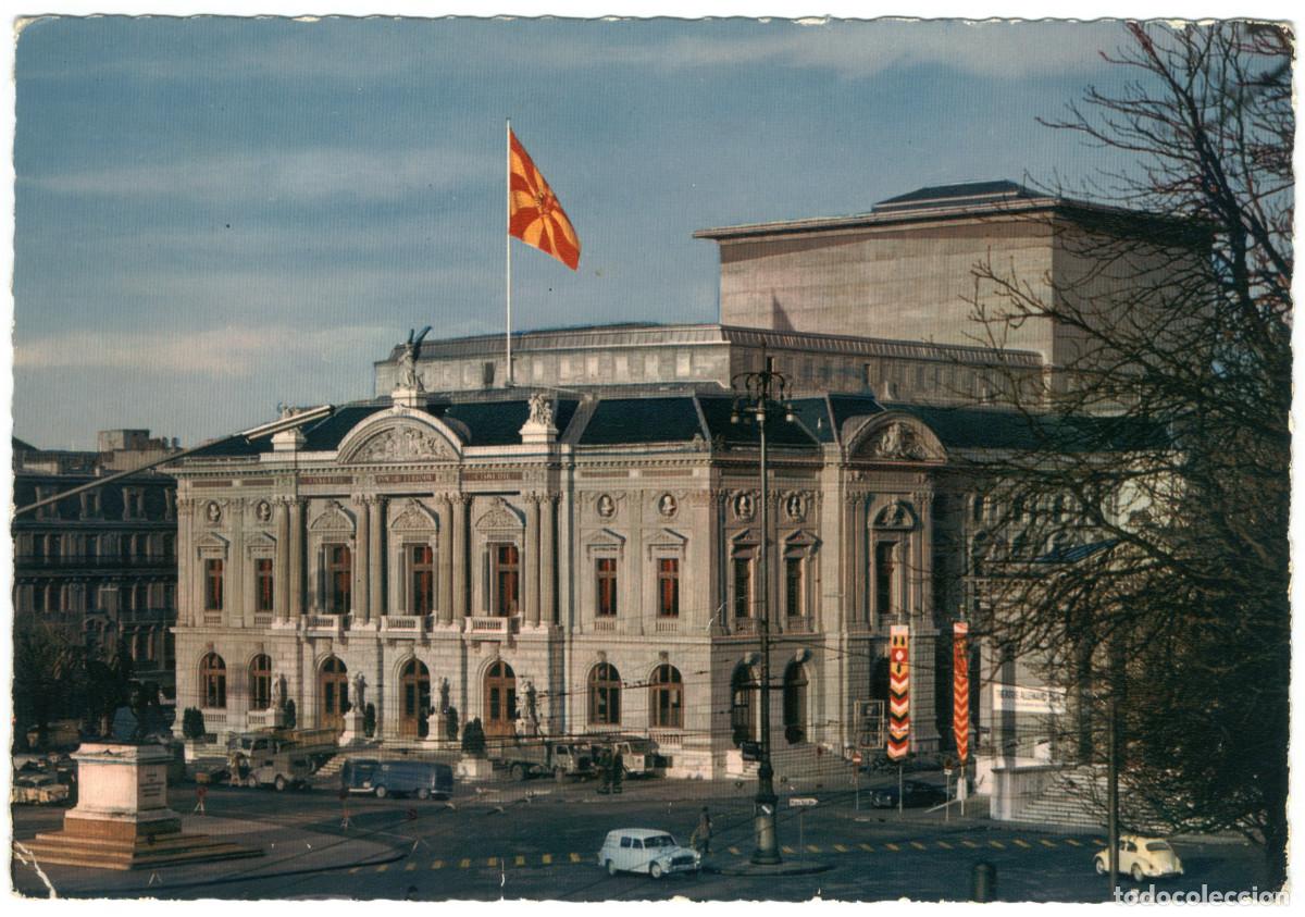 Postales: GEN&Egrave;VE_Le Nouveau Grand Th&eacute;&acirc;tre_Jaeger & Iris; 150 / Teatros Switzerland