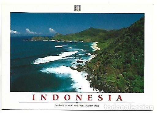 Postales: LOMBOK&acute;S DRAMATIC SURF-SWEPT SOUTHERM SHORE.- INDONESIA