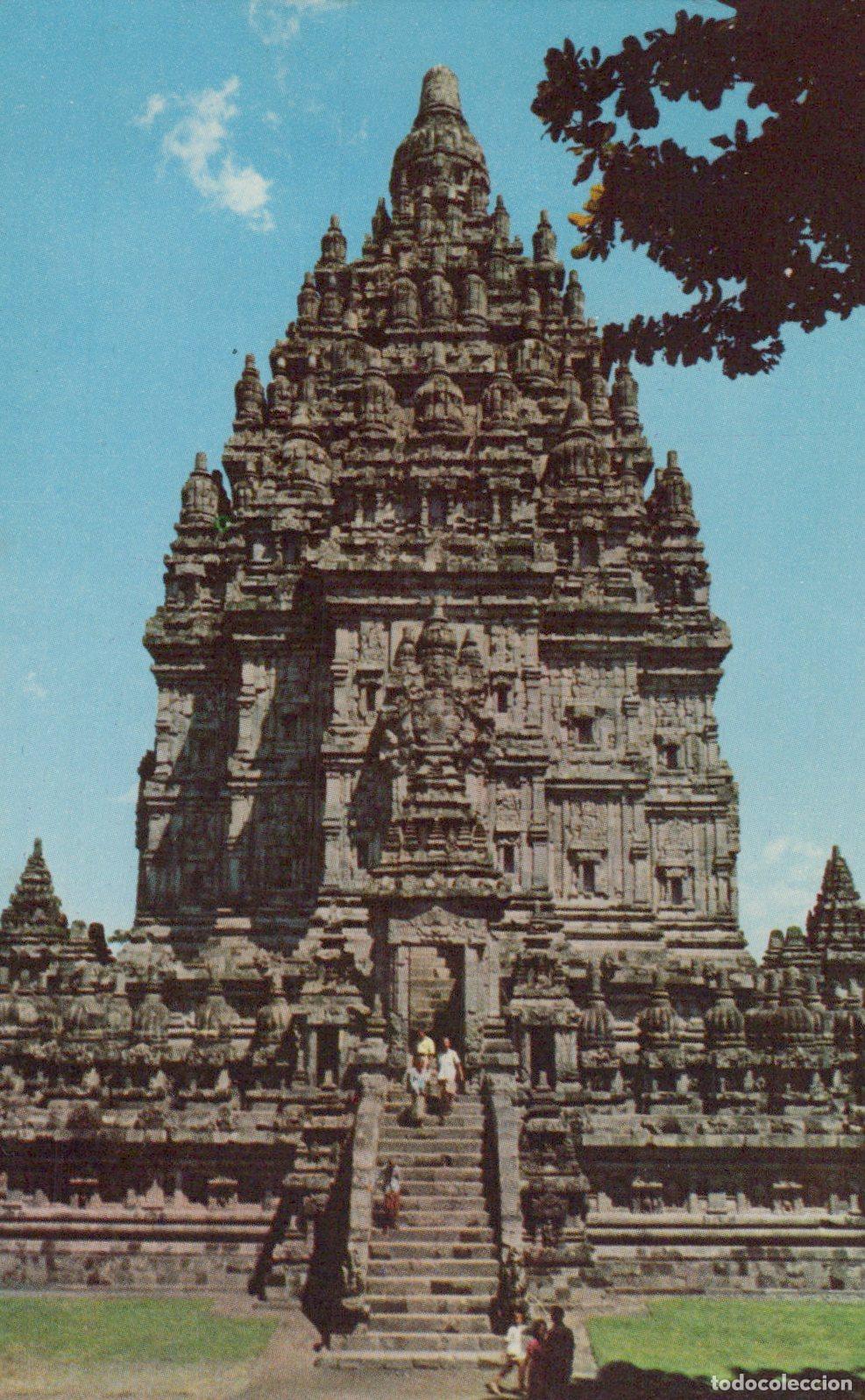 Postkarten: Indonesia Jogjakarta Prambanan Temple Architecture *YAK173