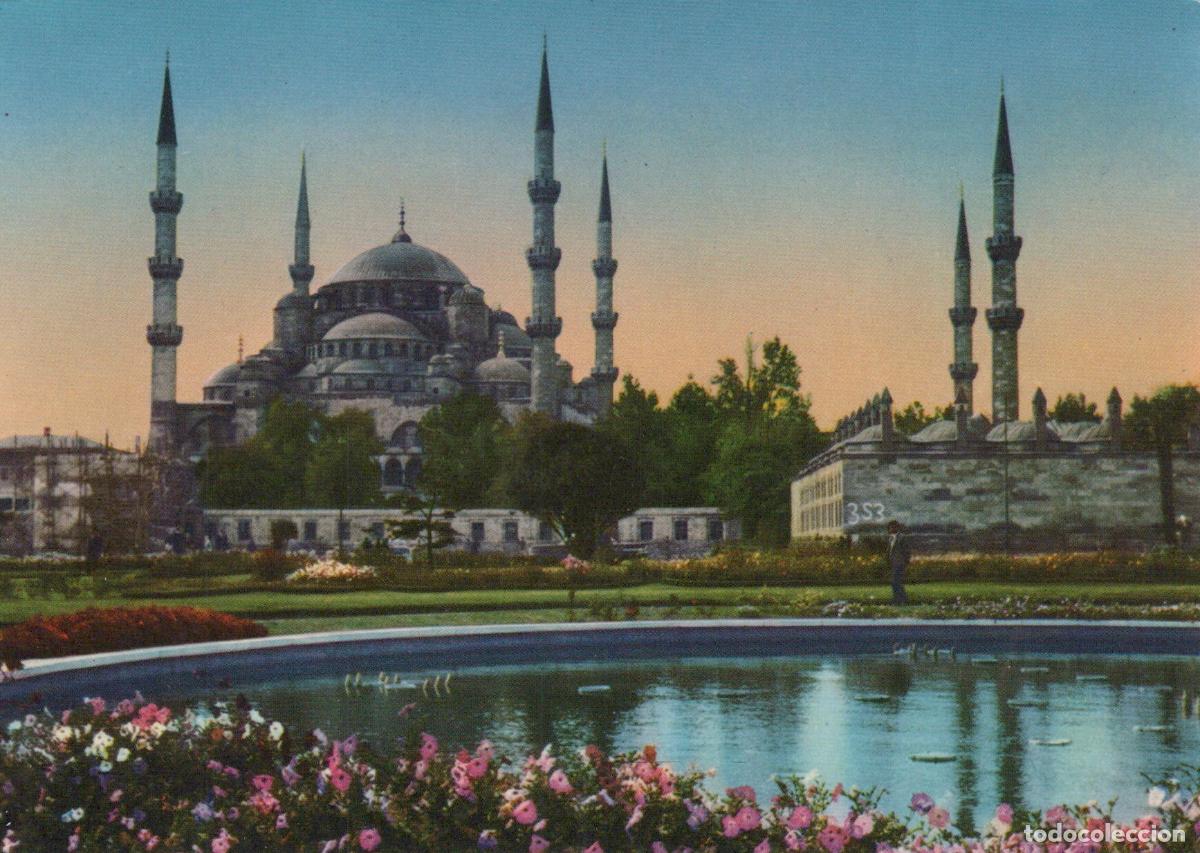Postkarten: Turkey Istanbul Sultanahmet Camii Blue Mosque Architecture Unposted *YAK342