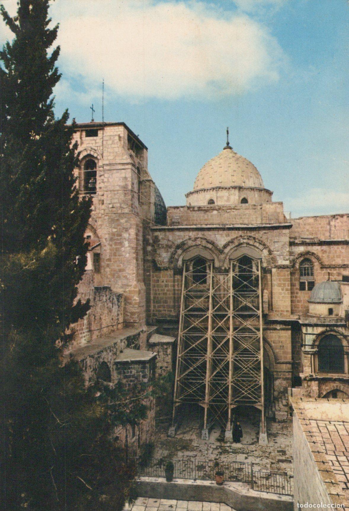 Postkarten: Jordan Jerusalem Church of the Holy Sepulchre Religion Unposted *YAK784