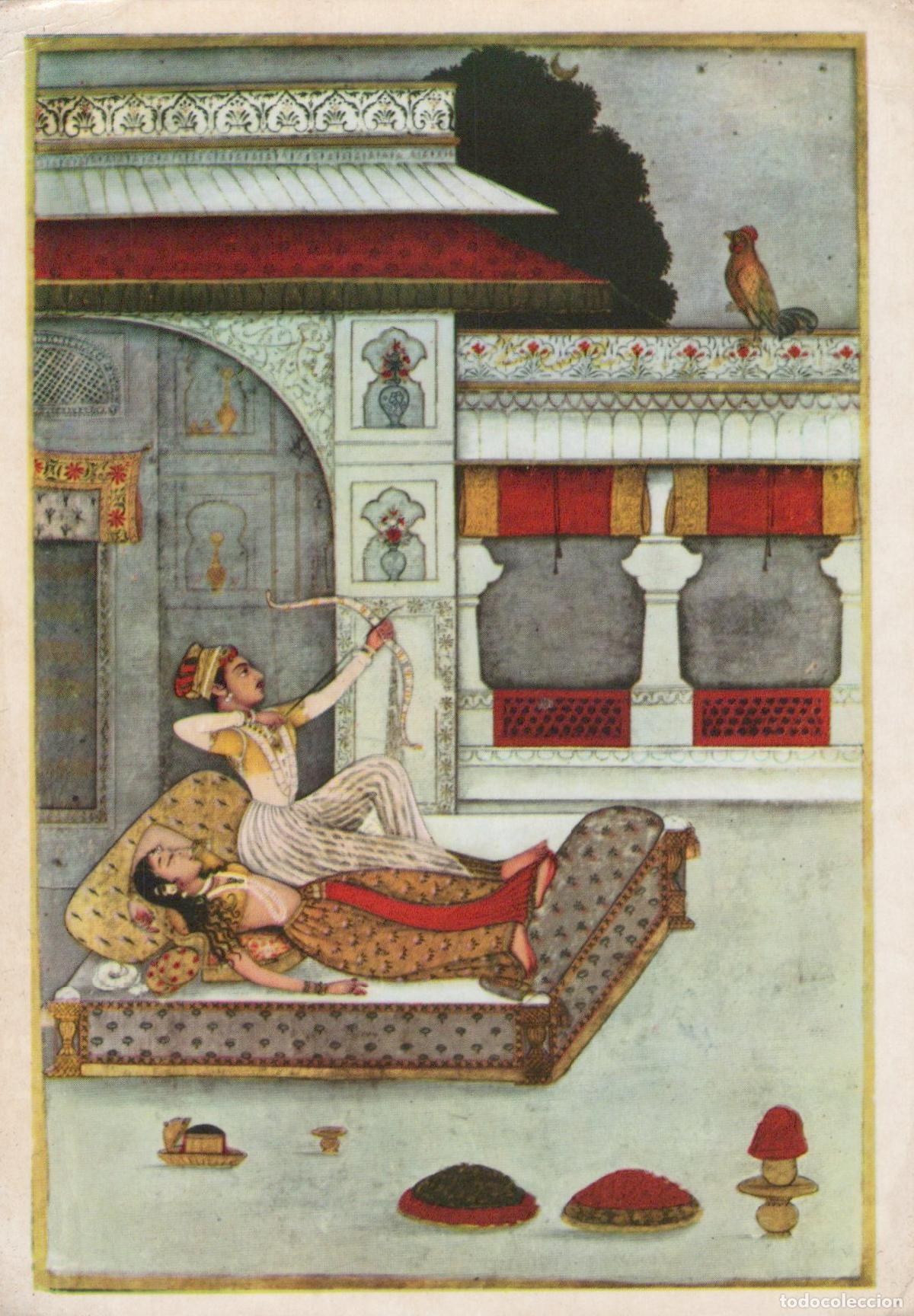 Postais: India Miniature the Morning After Love Night Berlin State Museums *YAM068
