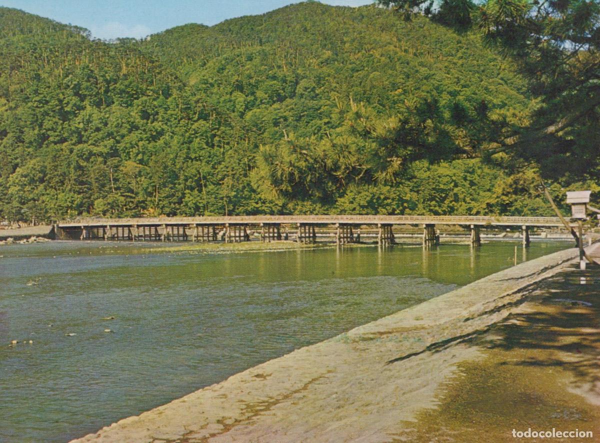 Postcards: Japan Kyoto Togetsukyo Bridge Arashiyama River Landscape Unposted *YAM622