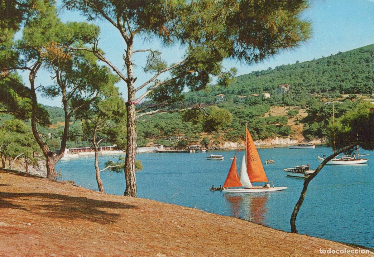 Postcards: Turkey Istanbul Princes Islands Sailboats On Blue Sea Landscape Unposted *YAP973
