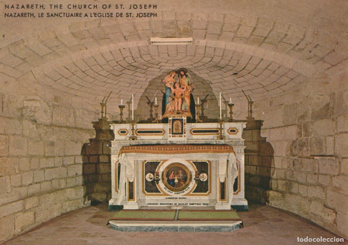 Postais: Israel Nazareth The Church of St Joseph Interior Altar With Unposted *YAP784