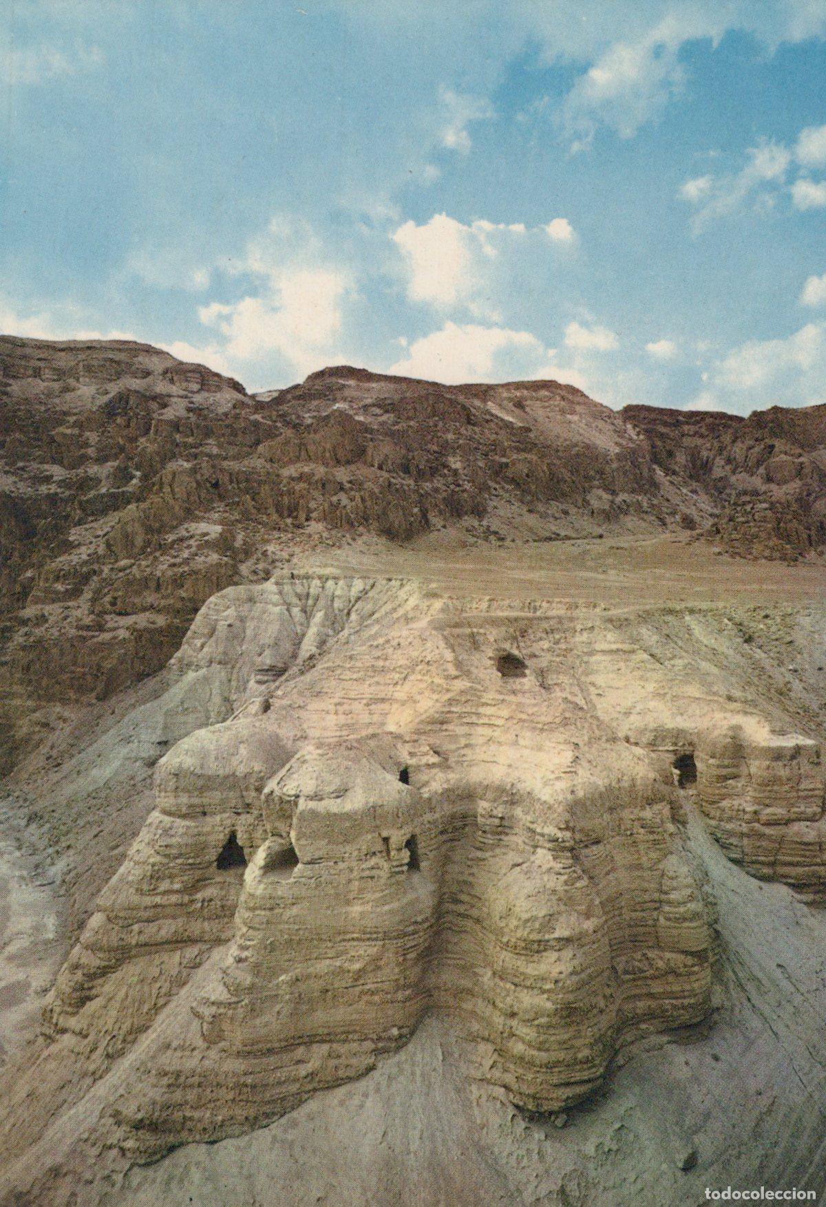 Cartes Postales: Jordan Qumran Caves Ancient Desert Landscape Holy Views Unposted *YAR150