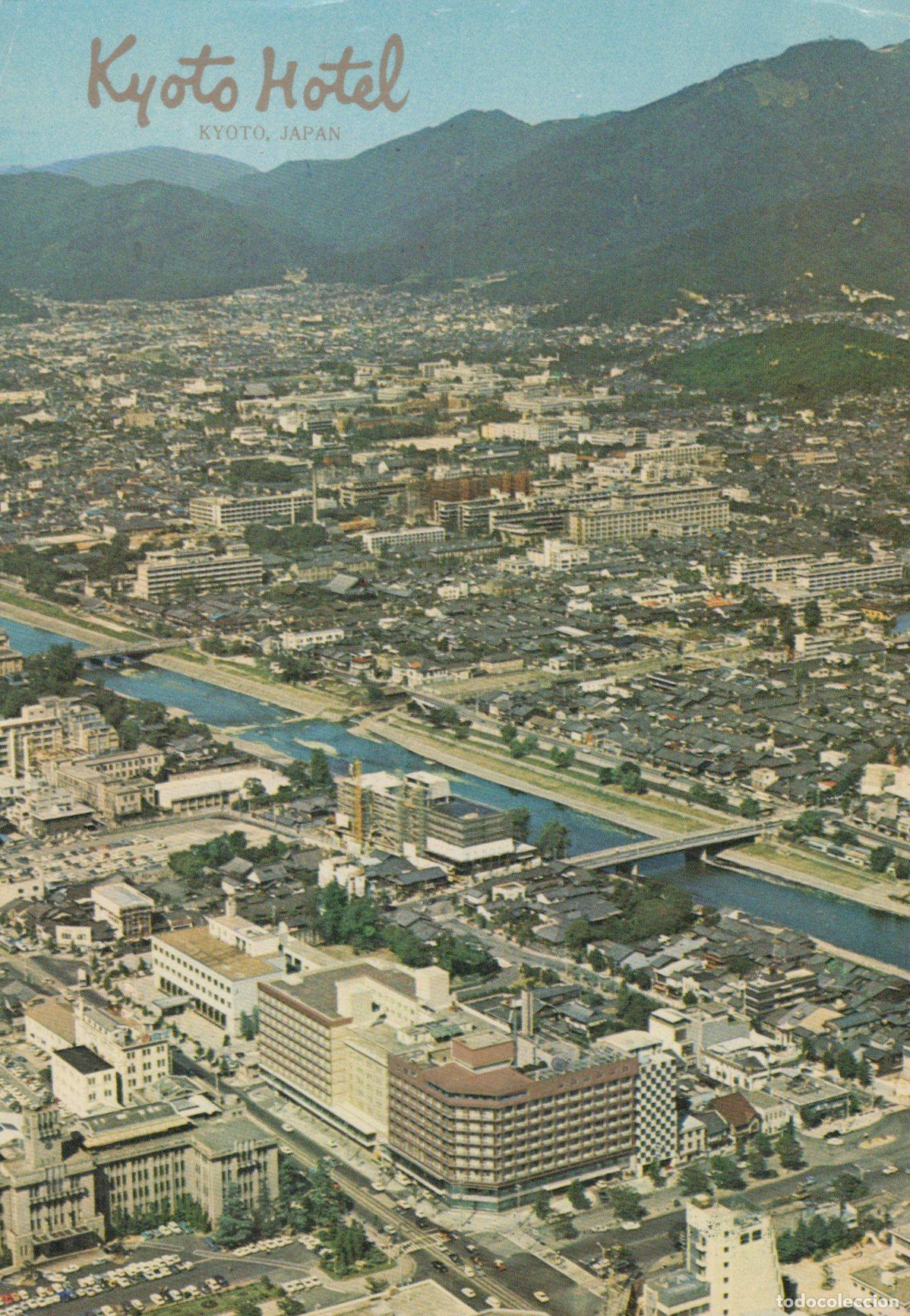 Postkarten: Japan Kyoto Hotel Aerial View of Cityscape With River and Unposted *YAR156