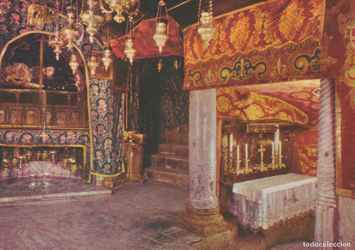Postales: Israel Bethlehem Grotto of the Nativity Interior Holy Land Unposted *YAR224