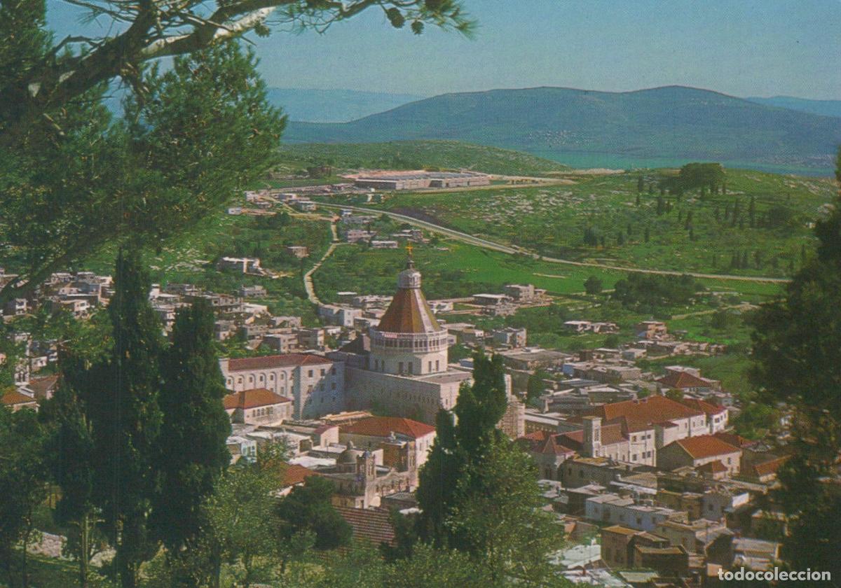 Postales: Israel Nazareth Partial View With the New Church of Unposted *YAR755