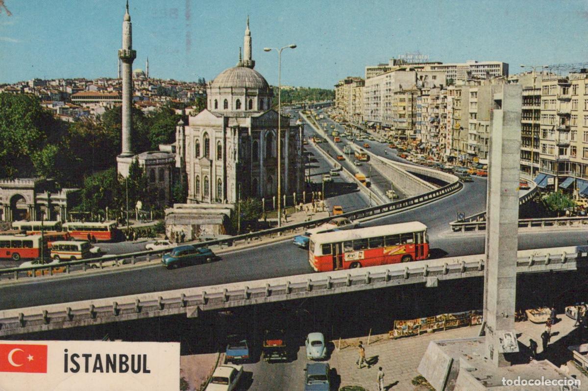 Postales: Turkey Istanbul Valide Camii Mosque Atat&uuml;rk Boulevard Cityscape *YAS852