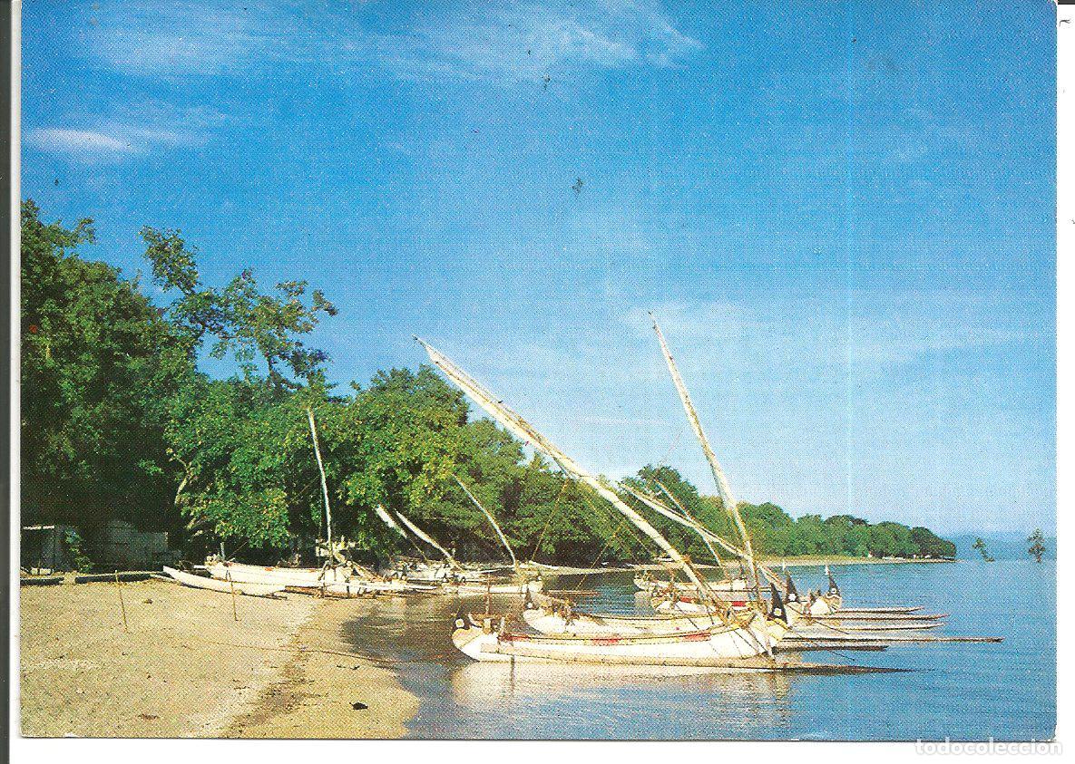 Postales: POSTAL INDONESIA - SURABAJA, EAST JAVA - PASIR PUTIH BEACH - CIRCULADA 1972