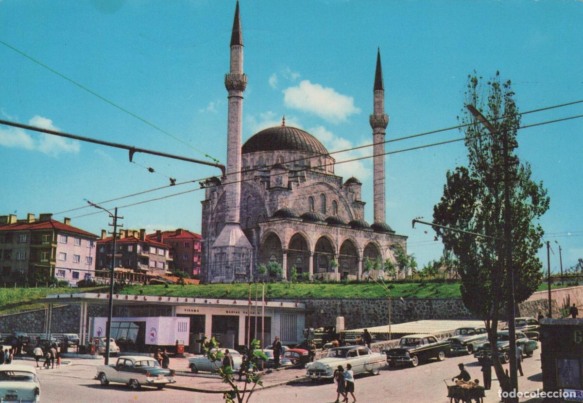 Postales: Turkey Ankara Kocatepe Mosque and Busy Street in *YAV632