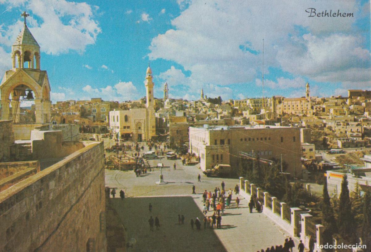 Postales: ISRAEL, BETHLEHEM, VISTA PRCIAL - STAR CARDS N&ordm;1125 - CIRCULADA