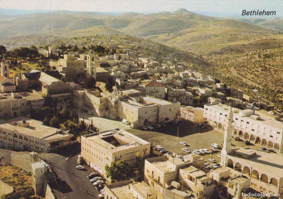 Postales: Israel Bethlehem Bird S Eye View Showing Forecourt of the Church of the *YAY474