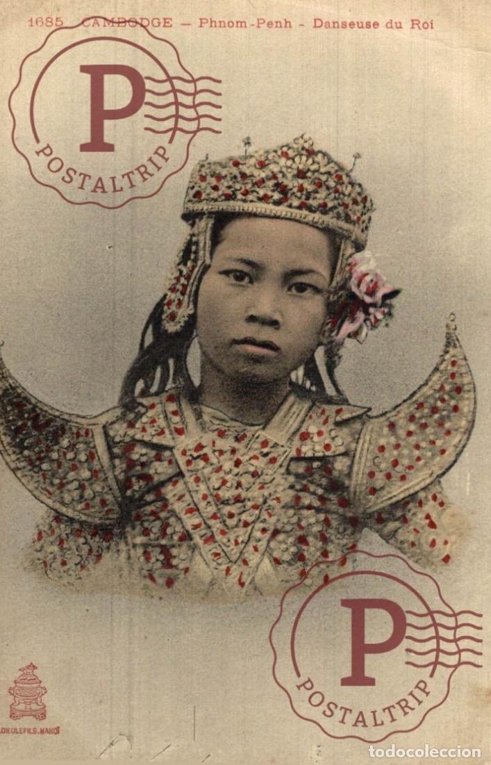 Postales: Cambodge - PNOM PENH - Danseuse du Roi