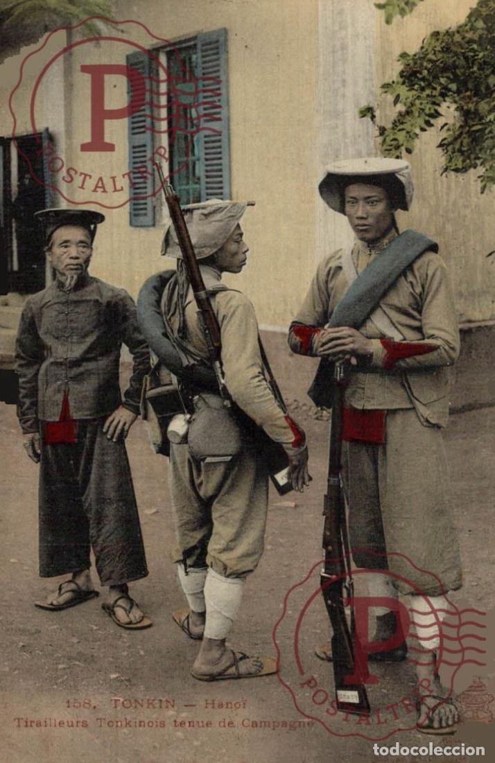 Postales: Asie - vi&ecirc;t - nam TONKIN HANOI TIRAILLEURS TONKINOIS TENUE DE CAMPAGNE