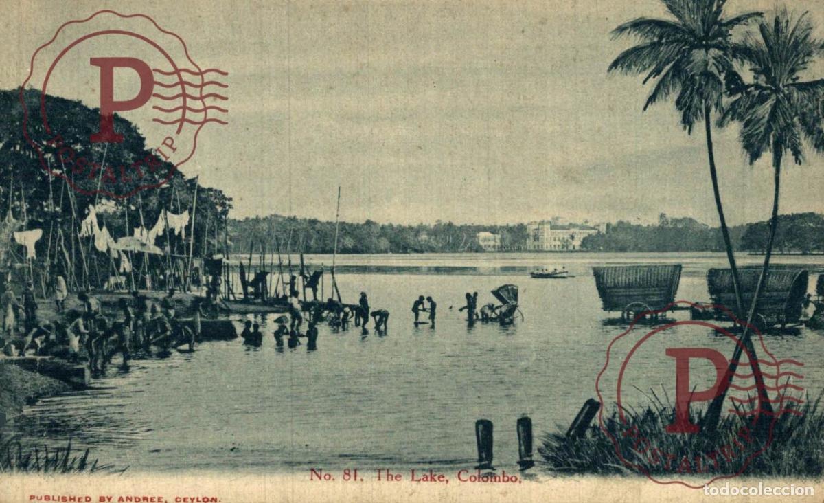 Postales: RARE !!! Sri Lanka - COLOMBO - THE LAKE