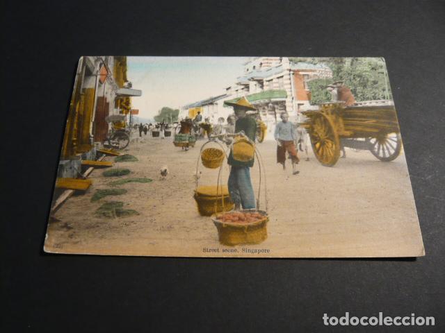 Postkarten: SINGAPORE ESCENA CALLEJERA