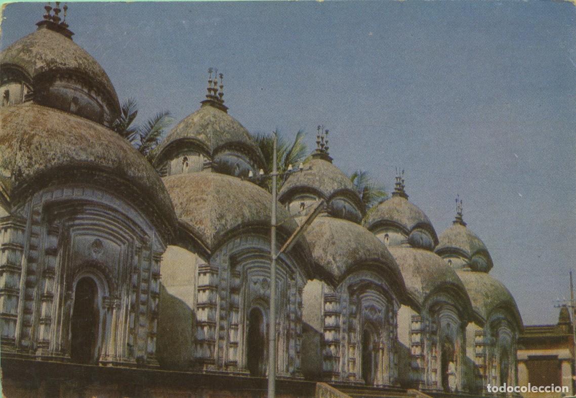 Postales: N&ordm; 181-DAKSHINESWAR TEMPLE. Calcuta. India. Sin circular. ED. ELAR