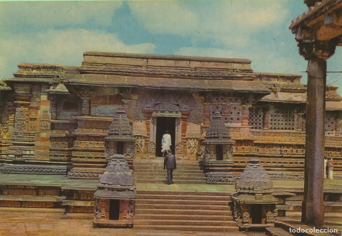 Postales: N&ordm; 28-HALEBEED TEMPLE (HALEBEED). India. Sin circular. ED. ELAR