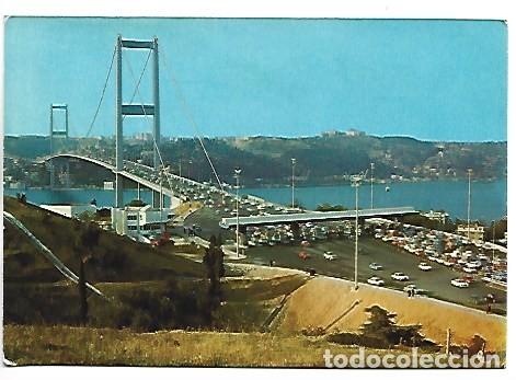 Postales: THE VIEW OF BOSPHORUS BRIDGE FROM BEYLERBEYI VILLAGE.- ISTANBUL / TURQUIA