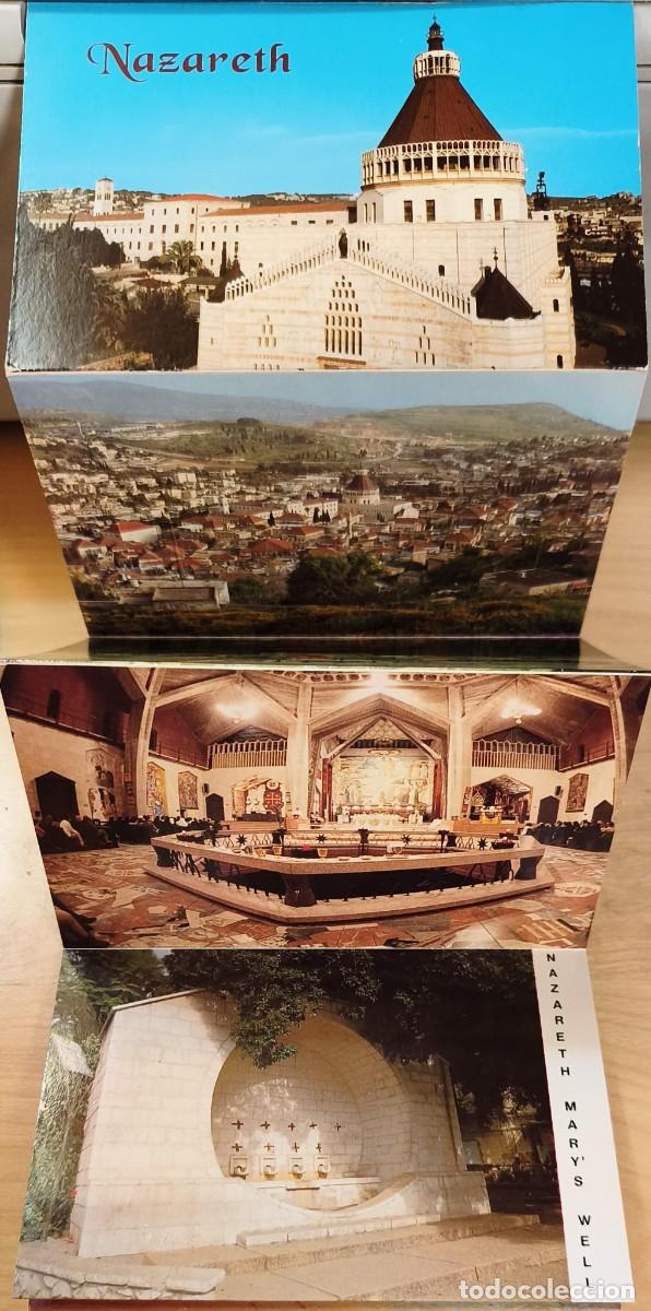 Postales: POS 286 - Acorde&oacute;n de 8 postales con instant&aacute;neas de Nazareth - Sin usar