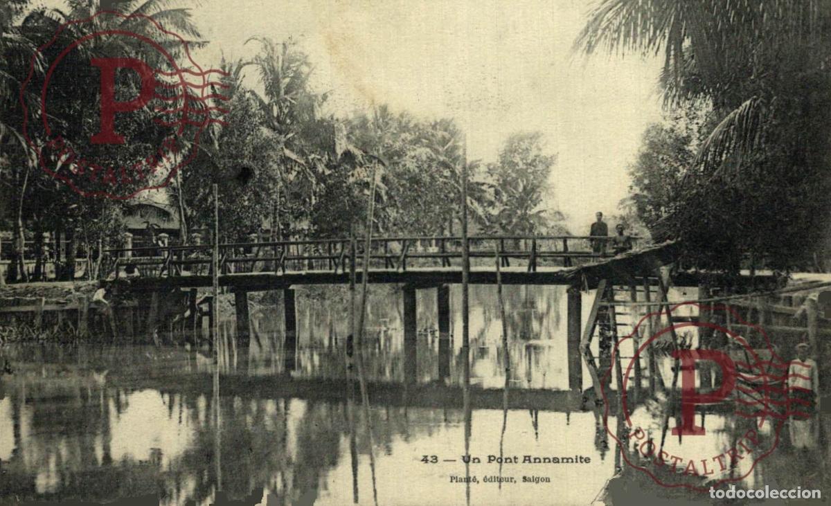Postales: VIETNAM. Un pont annamite