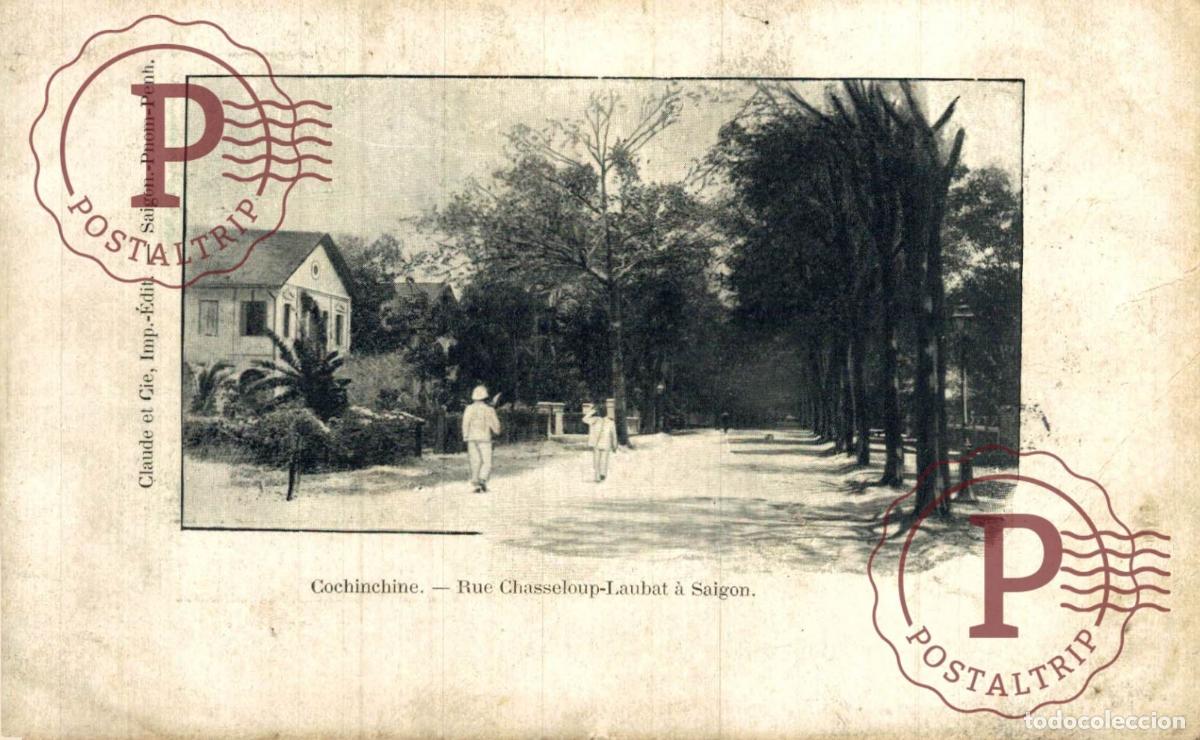Postales: VIETNAM. Cochinchine - Rue Chasseloup-Laubat &agrave; Saigon