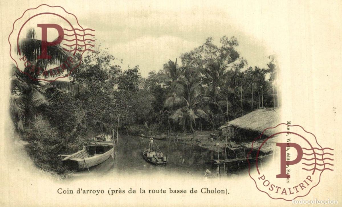 Postales: VIETNAM. COIN D ARROYO. PRES ROUTE BASSE DE CHOLON