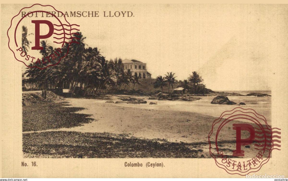 Postales: SRI LANKA. CEYLON. ROTTERDAMSCHE LLOYD COLOMBO