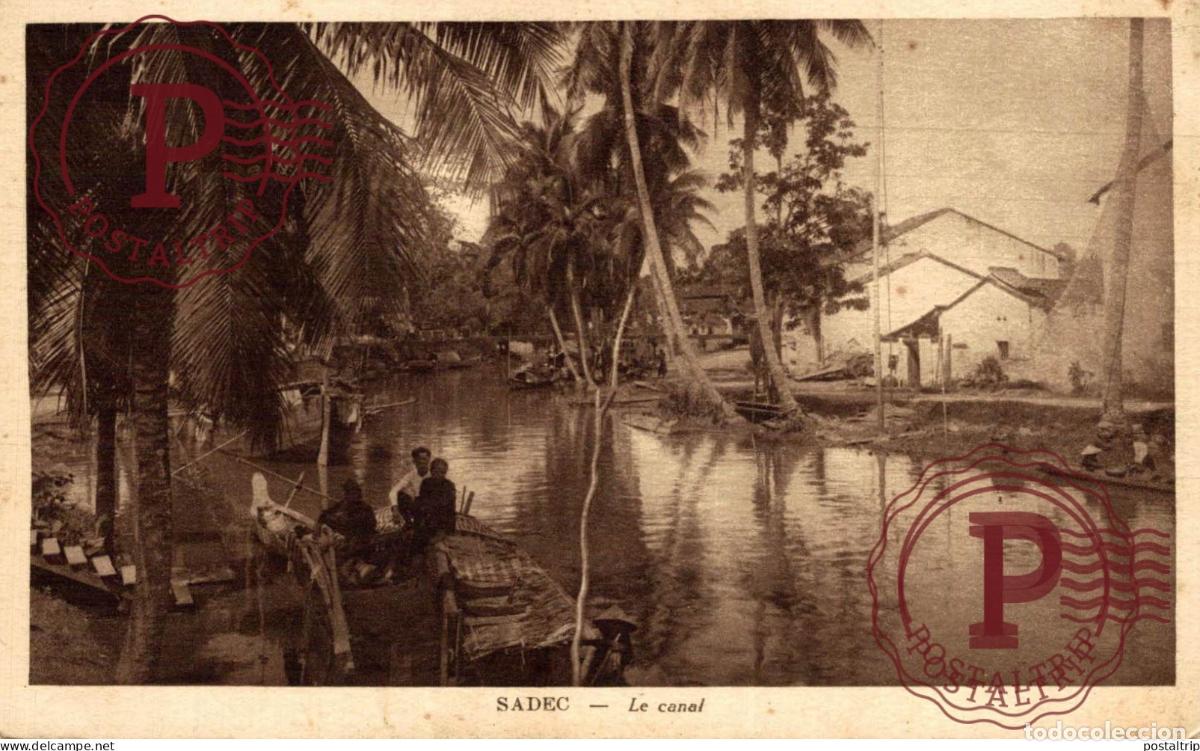 Postales: VIETNAM. Sadec LE CANAL