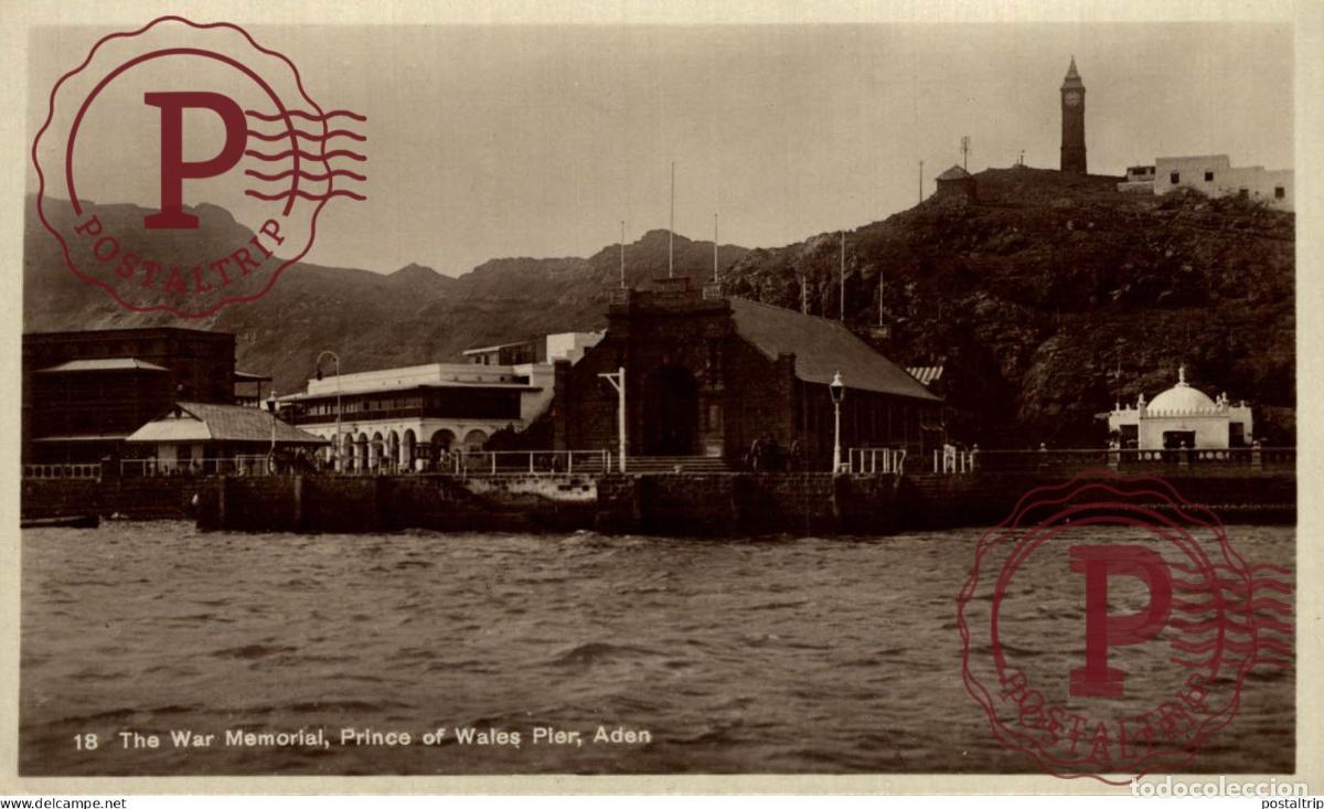 Postales: YEMEN. ADEN PRINCE OF WALES PIER THE WAR MEMORIAL