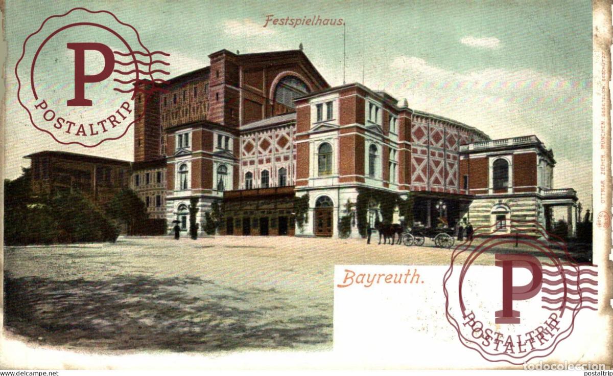 Postales: LIBANO. LIBAN. BEYROUTH. Bayreuth - Festspielhaus
