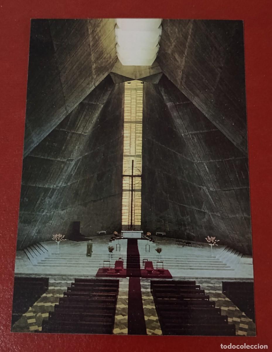 Postales: CATEDRAL DE SANTA MARIA DE TOKIO - ARQUITECTURA BRUTALISTA - KENZO TANGE - TOKIO - JAP&Oacute;N