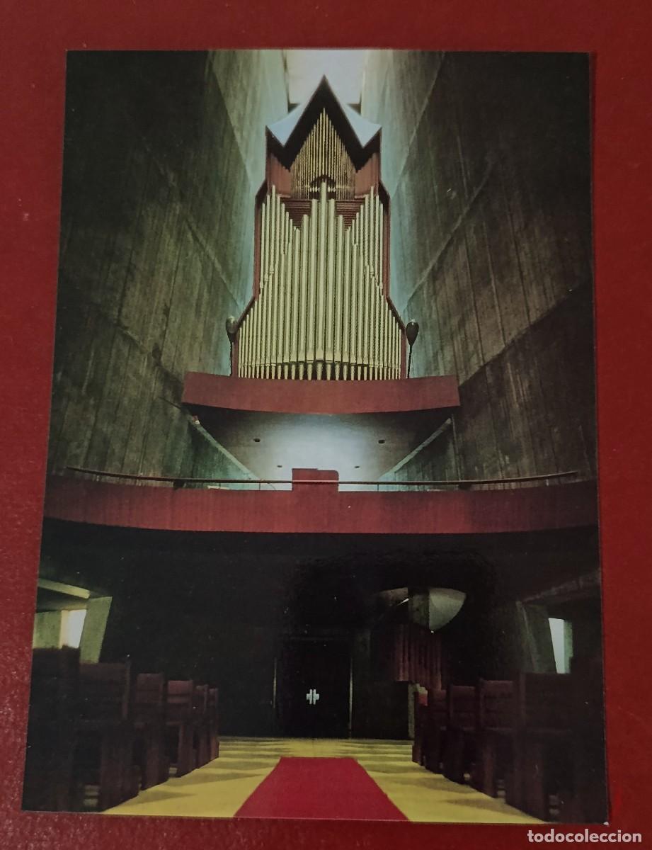 Postales: &Oacute;RGANO CATEDRAL DE SANTA MARIA DE TOKIO - ARQUITECTURA BRUTALISTA - KENZO TANGE - TOKIO - JAP&Oacute;N