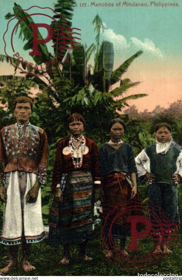 Postais: FILIPINAS. PHILIPPINES. MANOBOS OF MINDANAO.