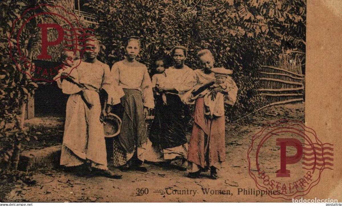 Postais: FILIPINAS. PHILIPPINES. COUNTRY WOMEN.