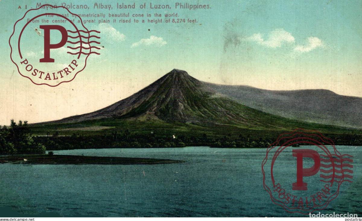 Postales: FILIPINAS. PHILIPPINES. MAYON VOLCANO. ALBAY. ISLAND OF LUZON.
