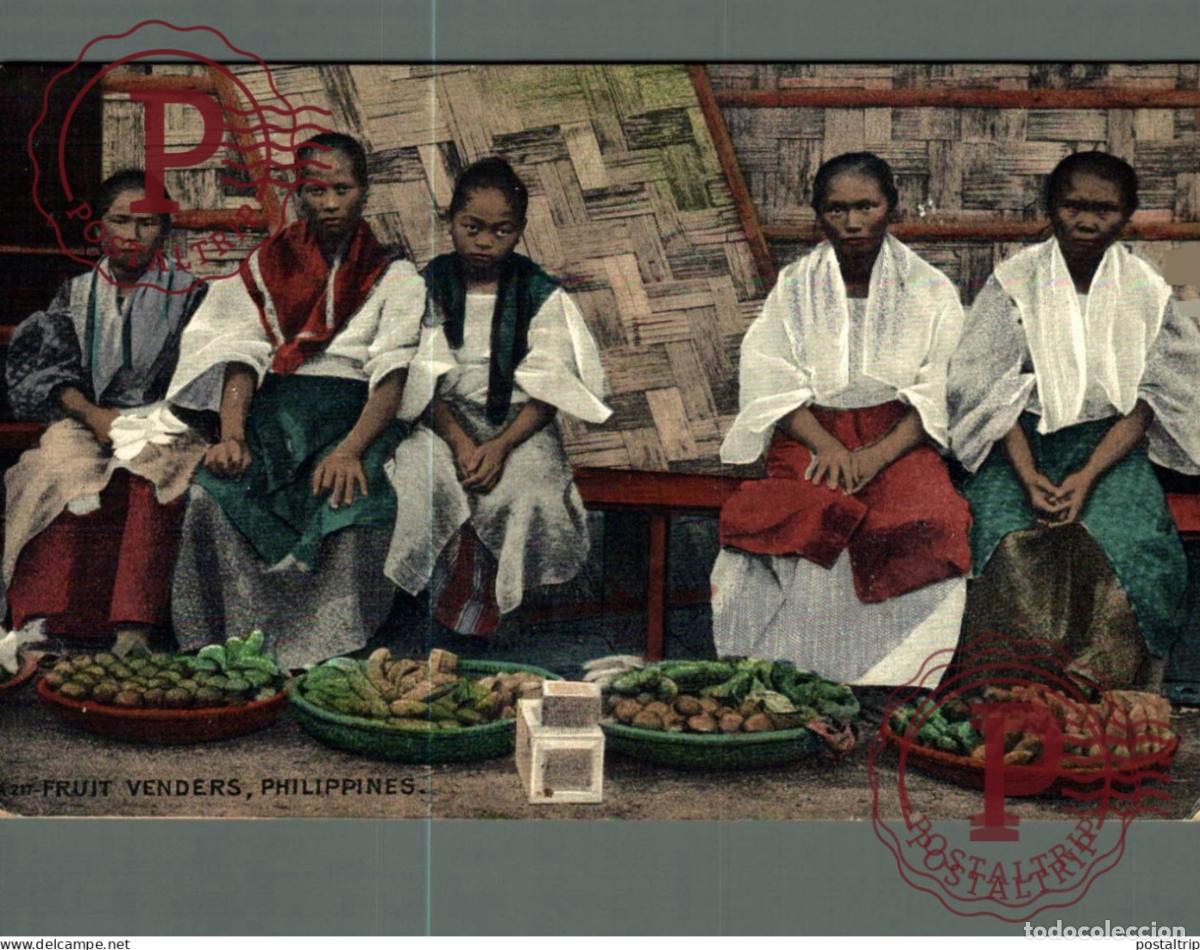 Postales: FILIPINAS. PHILIPPINES. FRUIT VENDERS
