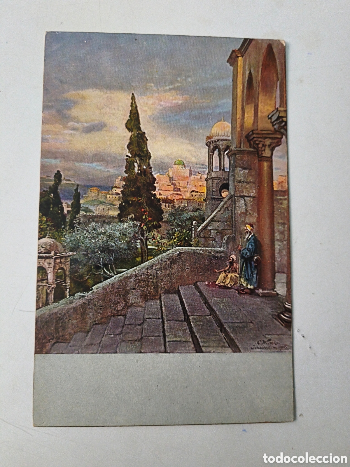 Postcards: Postal Jerusal&eacute;n Tempelplatz