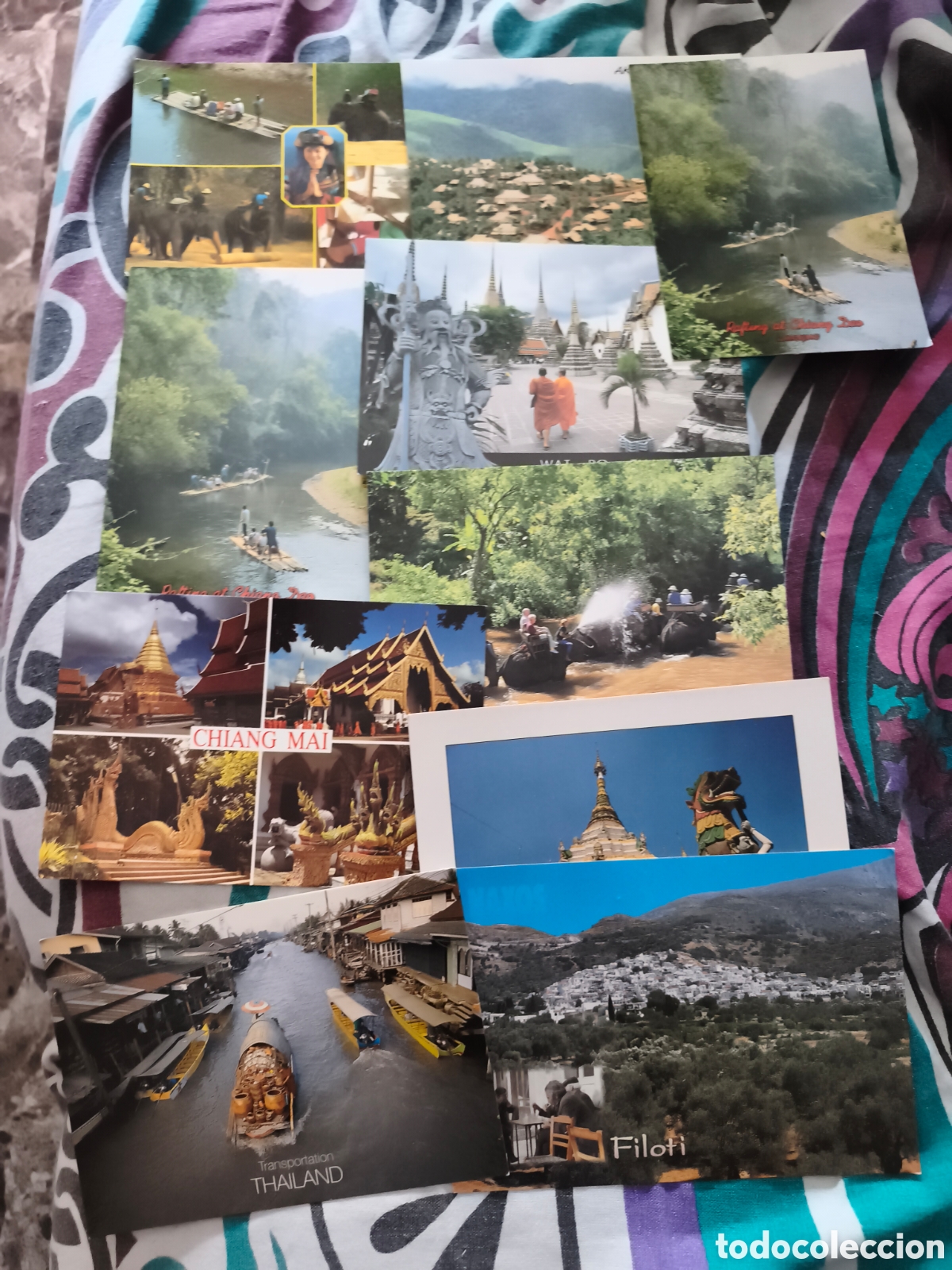 Postais: 10 POSTALES LUGARES THAILANDIA