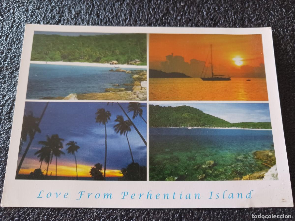 Cartoline: perhentian island, malaysia, circulada