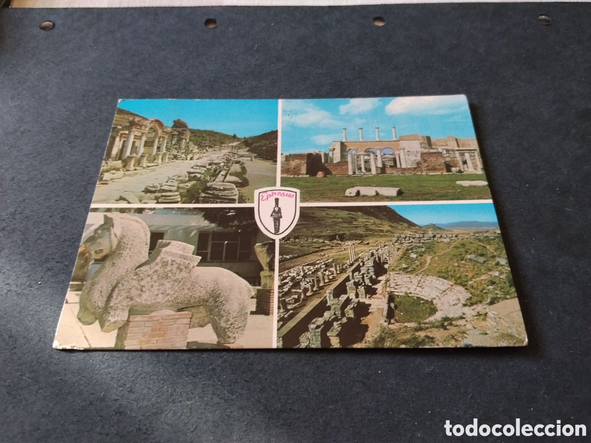 Postales: Postal bas&iacute;lica de San Juan,ruinas ephesus