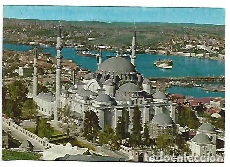 Postales: THE MOSQUE OF SOLIMAN THE MAGNIFICENT AND THE GOLDEN HORN.- ISTANBUL IN SAHESERLERI.- TURQUIA