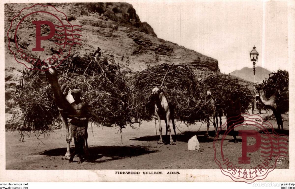 Postales: YEMEN. ADEN. FIREWOOD SELLERS