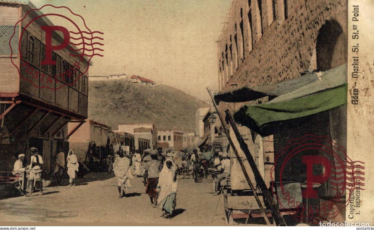 Postales: YEMEN. MARKET ST. ST.er POINT