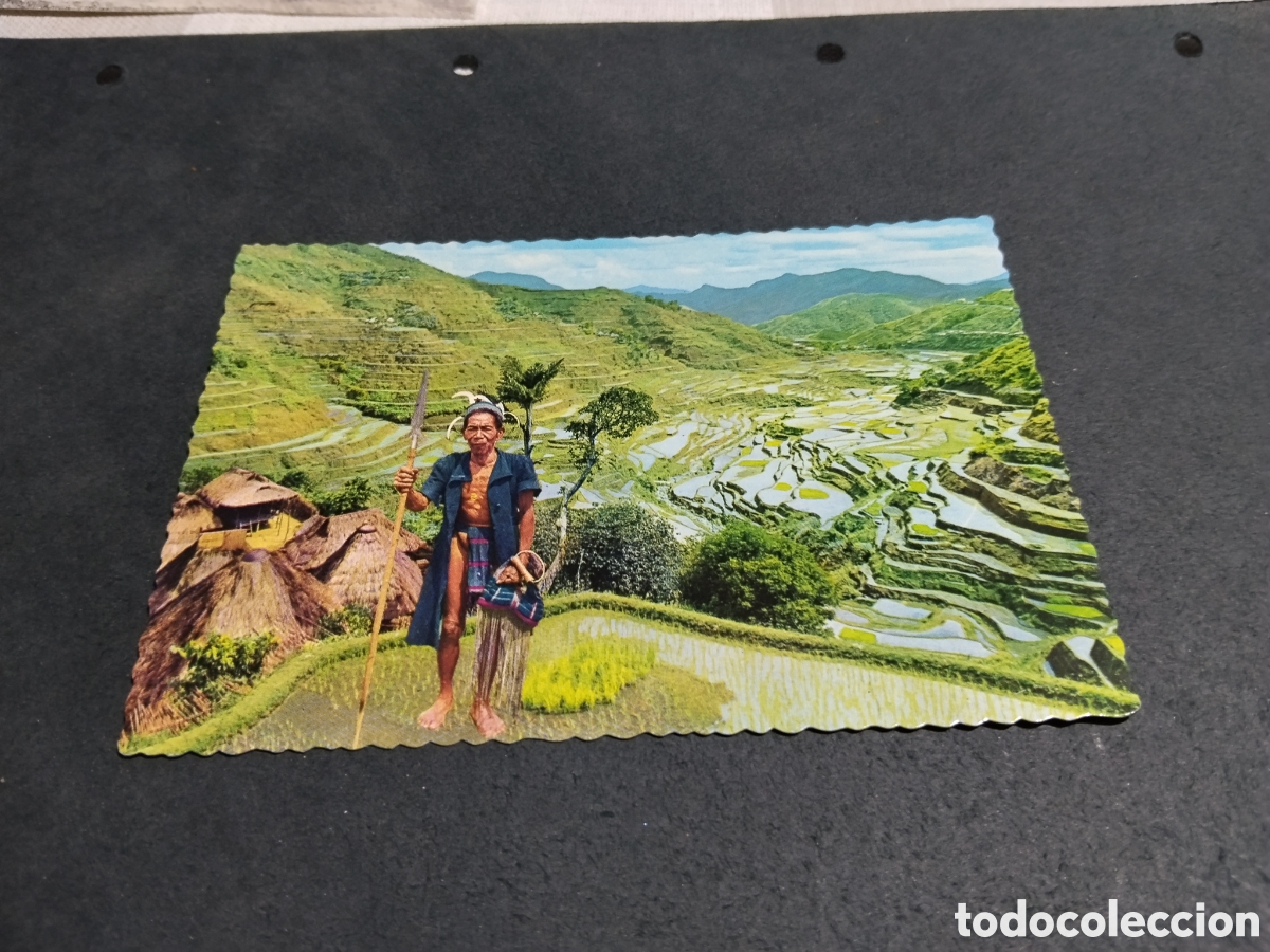 Postales: Postal terrazas arroz Filipinas