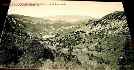 Cartoline: ANTIGUA POSTAL DE COVADONGA - CARRETERA DE LOS LAGOS