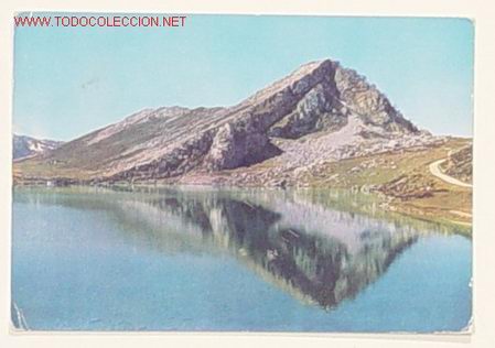 Postales: 40-COVADONGA-ASTURIAS-LAGO ENOL.Circulada.
