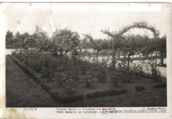 Postales: GIJON, PARQUE ISABEL LA CATOLICA, - Foto 1